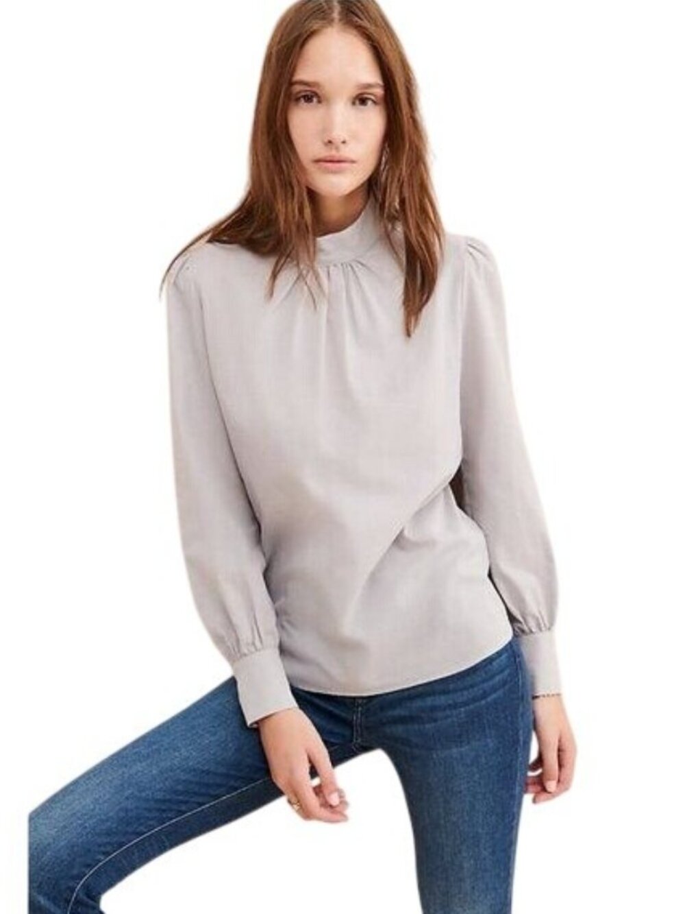 SUNAD Garriga Blouse in Gray - S